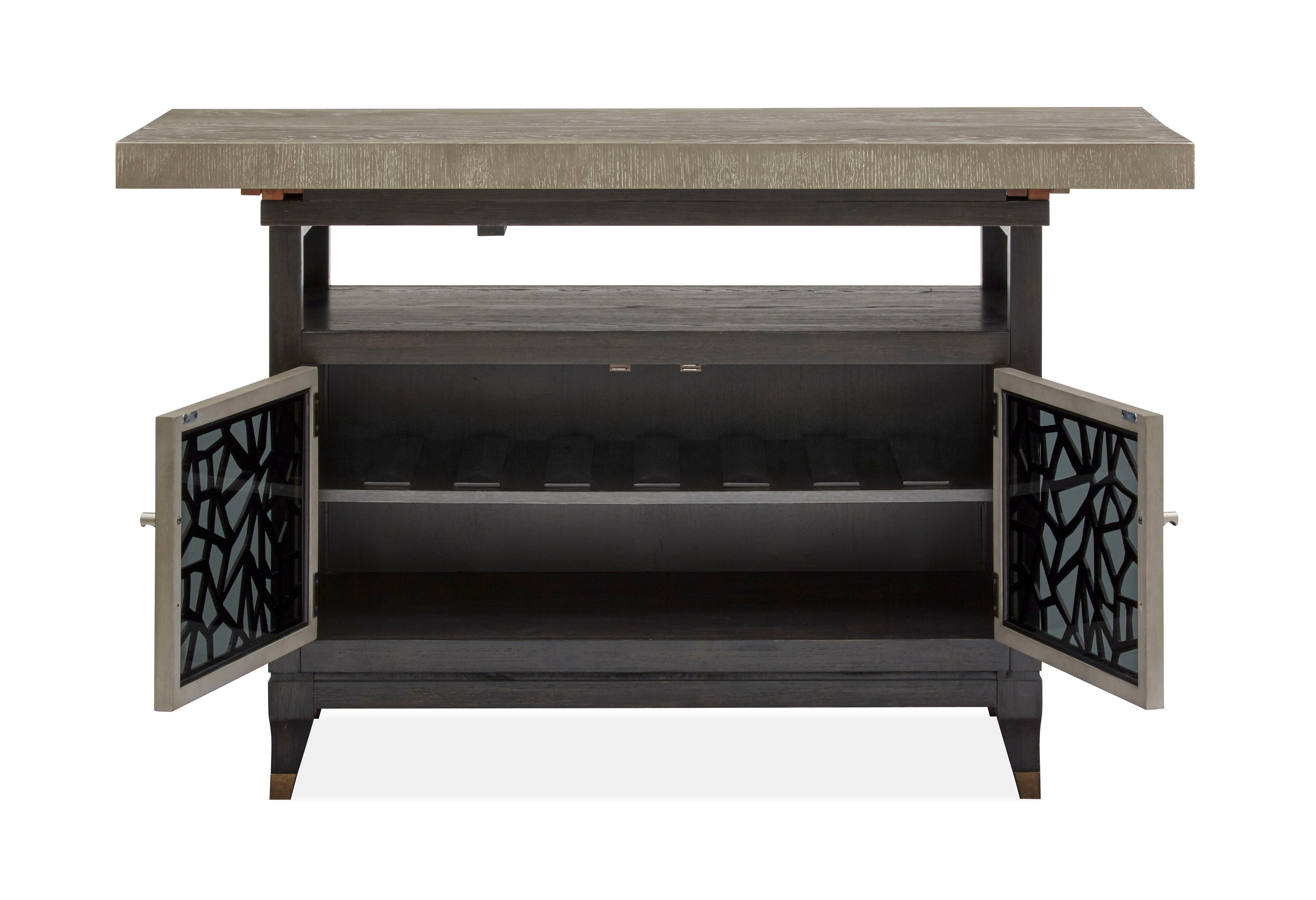 Ryker - Rectangular Counter Table - Nocturn Black - Premium Counter Tables from Magnussen Furniture - Just $1388! Shop now at brett interiors