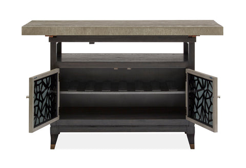 Ryker - Rectangular Counter Table - Nocturn Black - Premium Counter Tables from Magnussen Furniture - Just $1388! Shop now at brett interiors