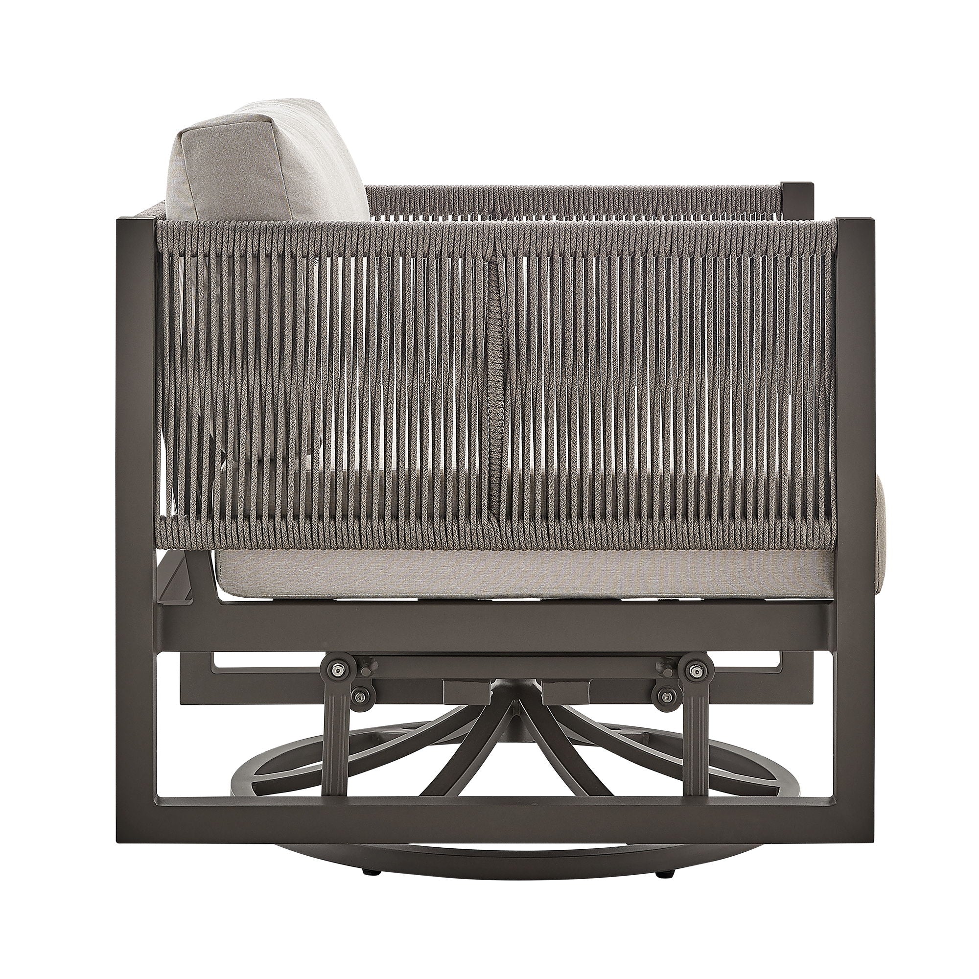 Mareike - Outdoor Patio Swivel Glider Lounge Chair - Premium Swivel Chairs from Armen Living - Just $1497.50! Shop now at brett interiors