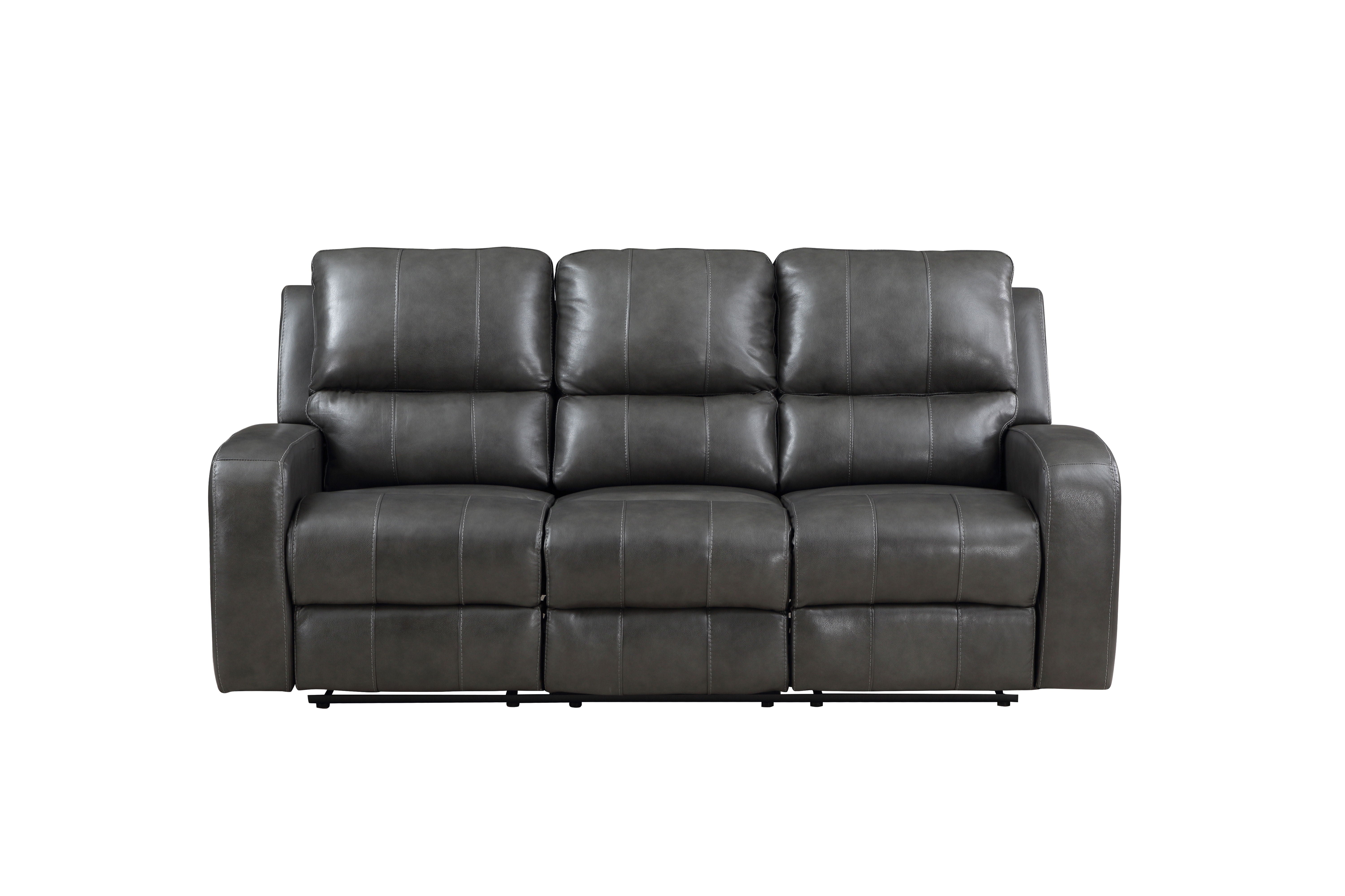 Linton - Leather Sofa With Power Footrest - Premium Reclining Sofas from New Classic - Just $1597.50! Shop now at brett interiors