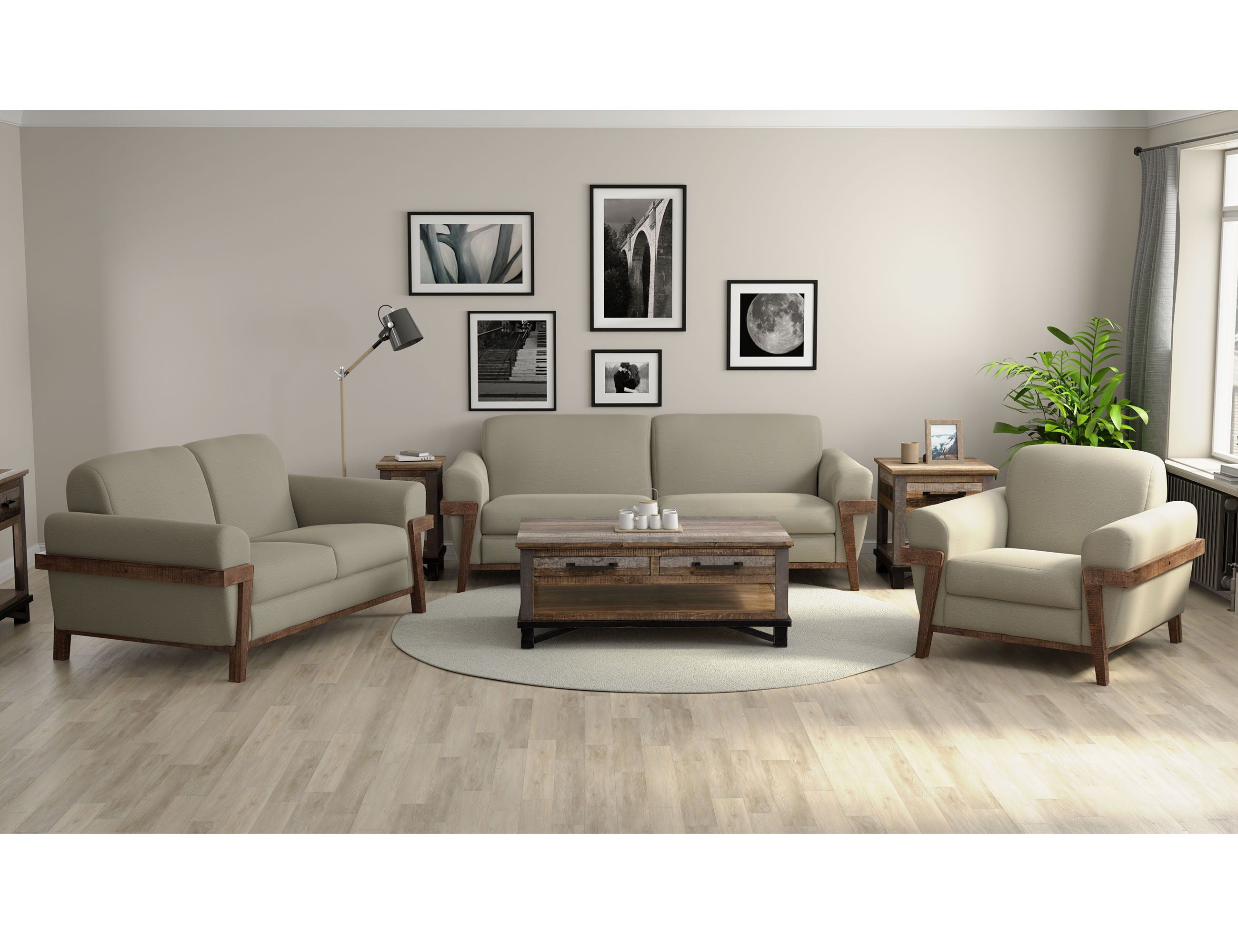 Loft Brown - Sofa - Premium Stationary Sofas from International Furniture Direct - Just $1450! Shop now at brett interiors