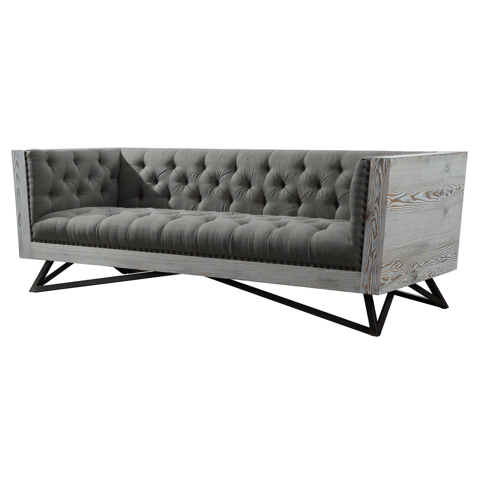 Regis - Contemporary Sofa - Premium Stationary Sofas from Armen Living - Just $2682.50! Shop now at brett interiors