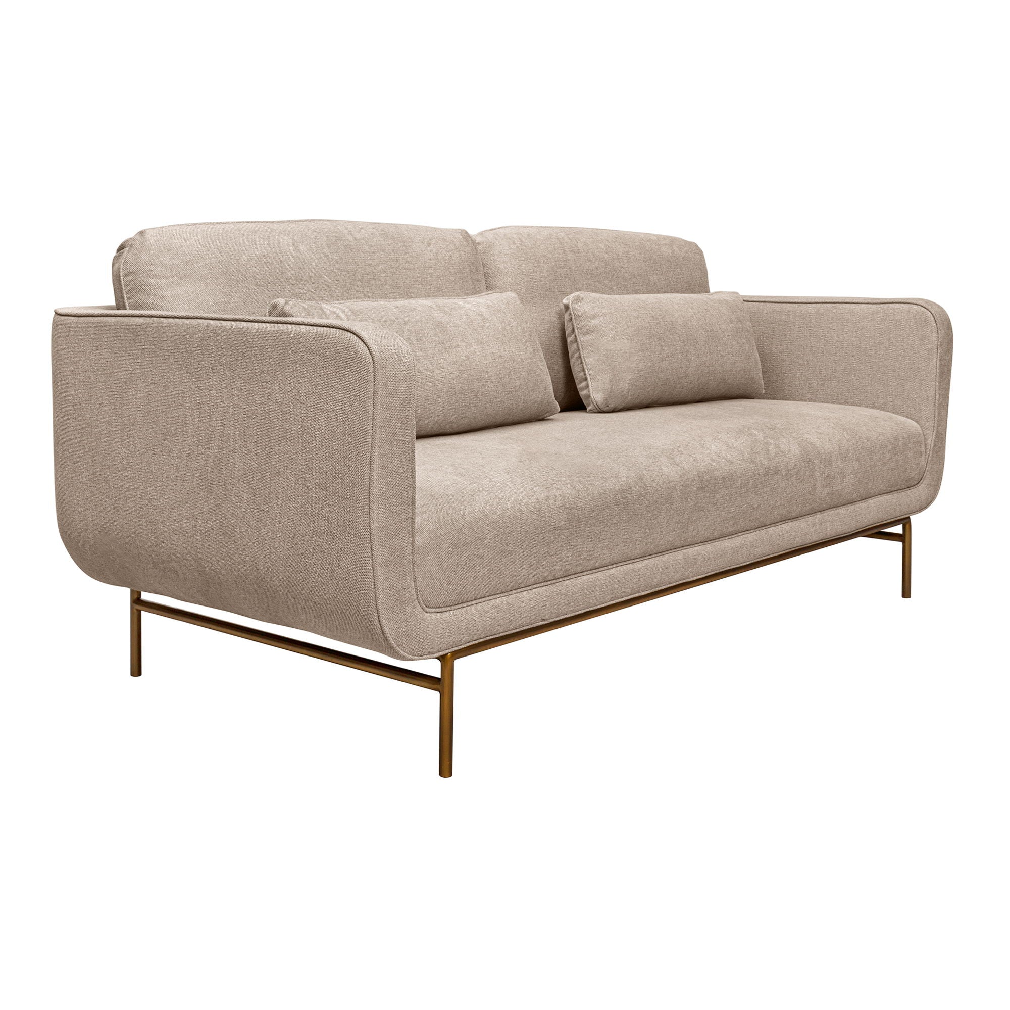 Lilou - 77" Fabric Sofa - Premium Stationary Sofas from Armen Living - Just $2190! Shop now at brett interiors
