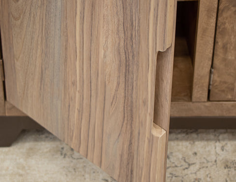 Natural Parota - 70" TV Stand - Brown Cappuccino - Premium TV Stands from International Furniture Direct - Just $1375! Shop now at brett interiors