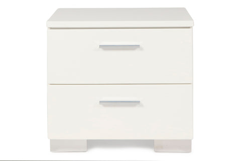 Sapphire - Nightstand - White - Premium Accent Nightstands from New Classic - Just $275! Shop now at brett interiors
