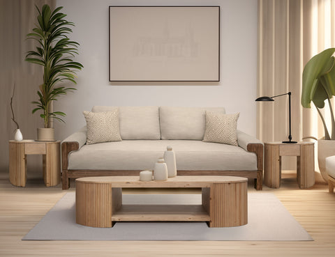 Giza - Cocktail Table - Hazelnut - Premium Cocktail Tables from International Furniture Direct - Just $962.50! Shop now at brett interiors