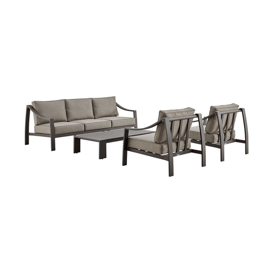 Koda - Outdoor Patio Furniture Set - Premium 4 Piece Outdoor Sets from Armen Living - Just $4817.50! Shop now at brett interiors