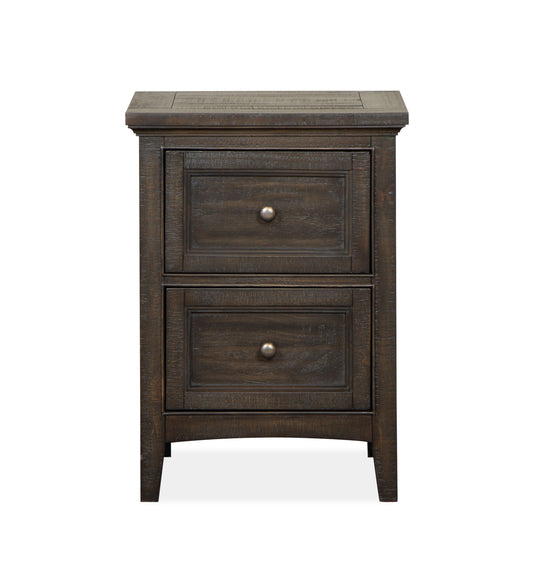 Westley Falls - Small Drawer Nightstand - Graphite - Premium Accent Nightstands from Magnussen Furniture - Just $485! Shop now at brett interiors