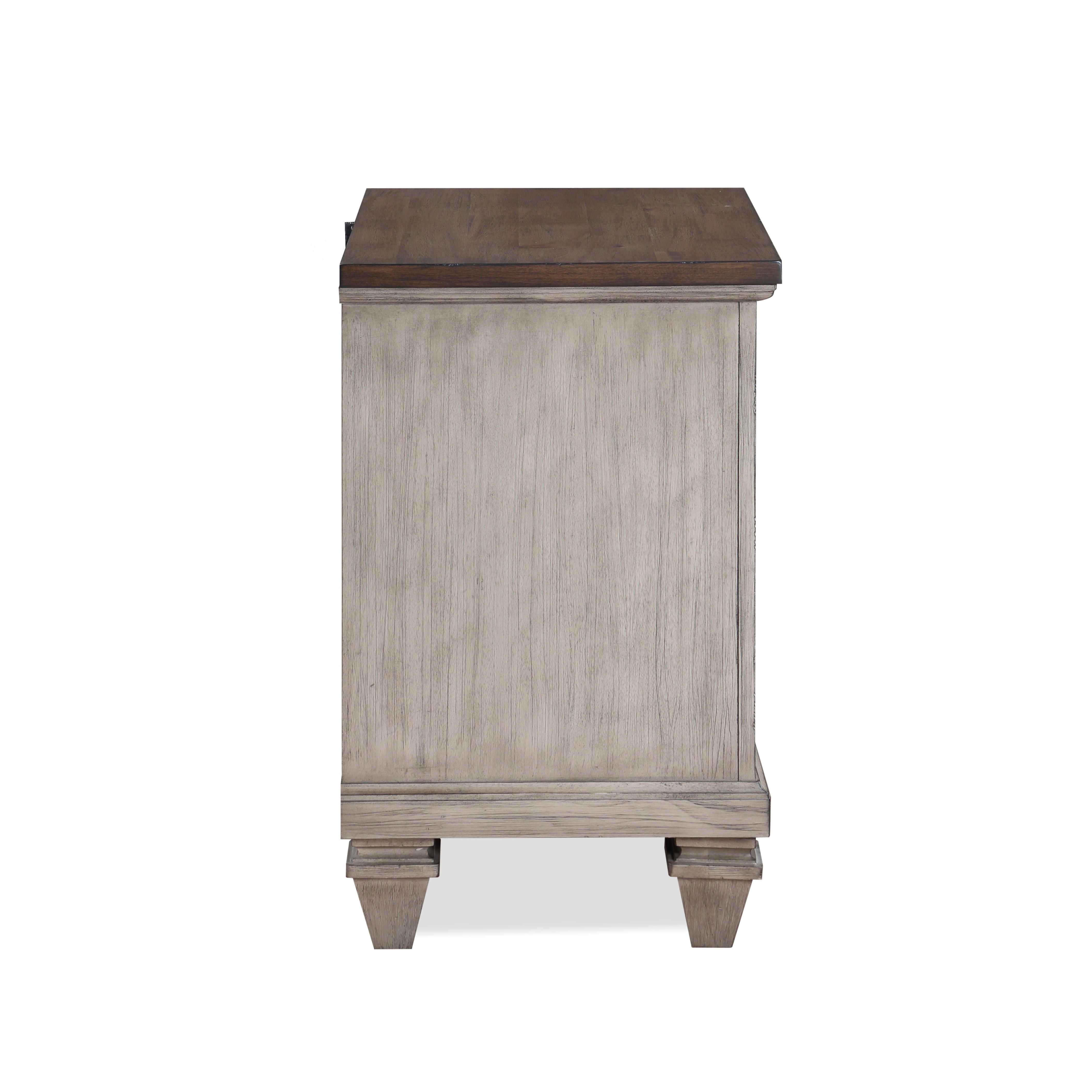 Mariana - Nightstand With USB - Vintage Creme - Premium Nightstands w/ Charging Stations from New Classic - Just $400! Shop now at brett interiors