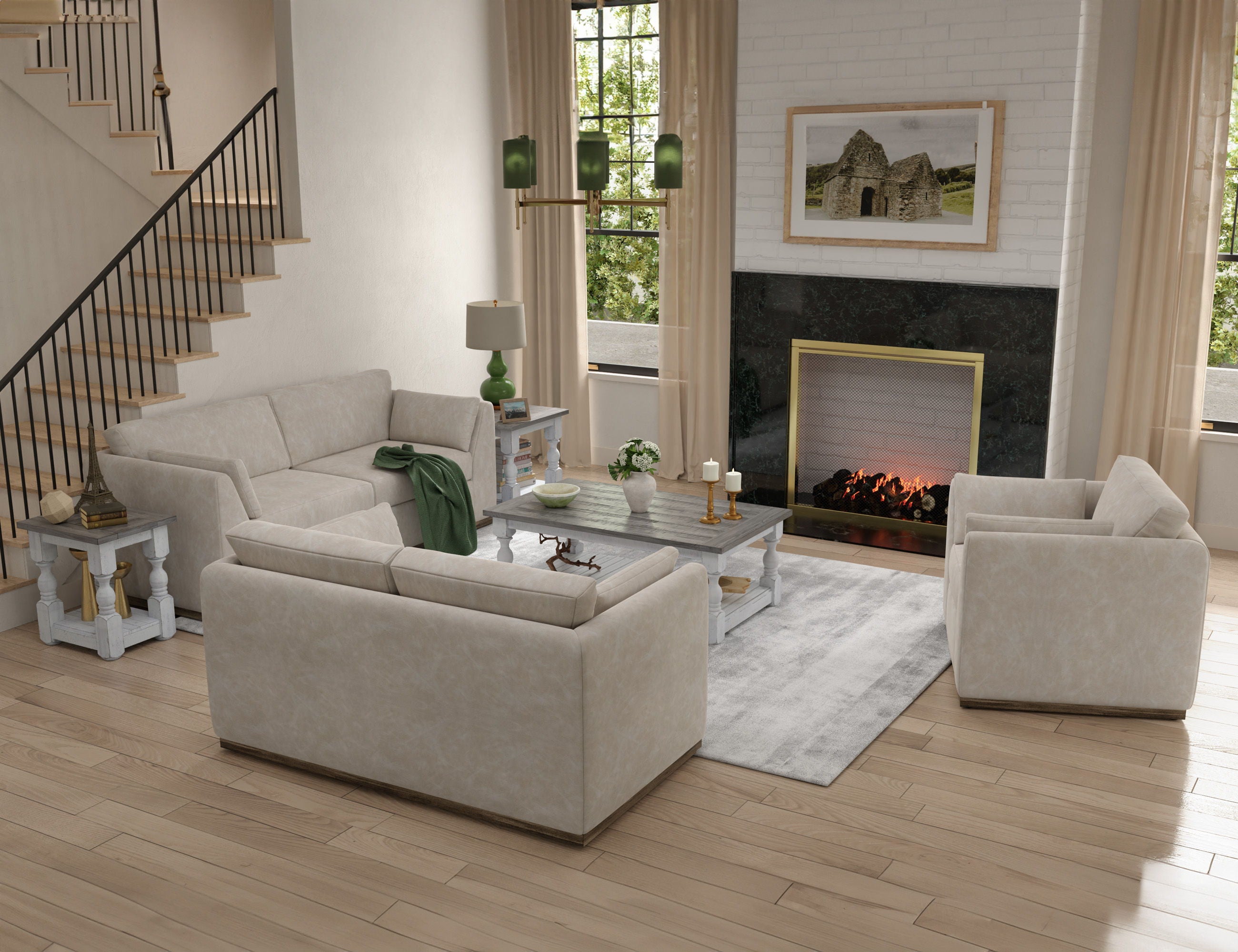 Vallarta - Sofa - Oyster - Premium Stationary Sofas from International Furniture Direct - Just $1475! Shop now at brett interiors