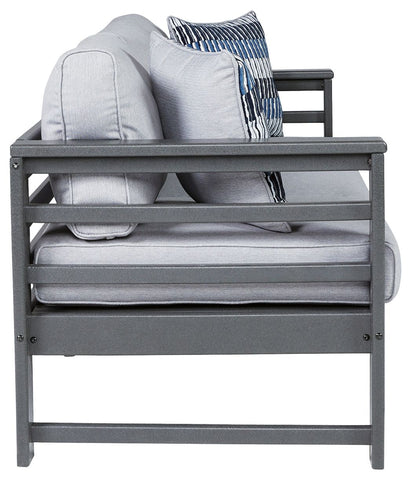 Amora - Charcoal Gray - Sofa With Cushion - Premium Sofas from Signature Design by Ashley® - Just $1348.13! Shop now at brett interiors