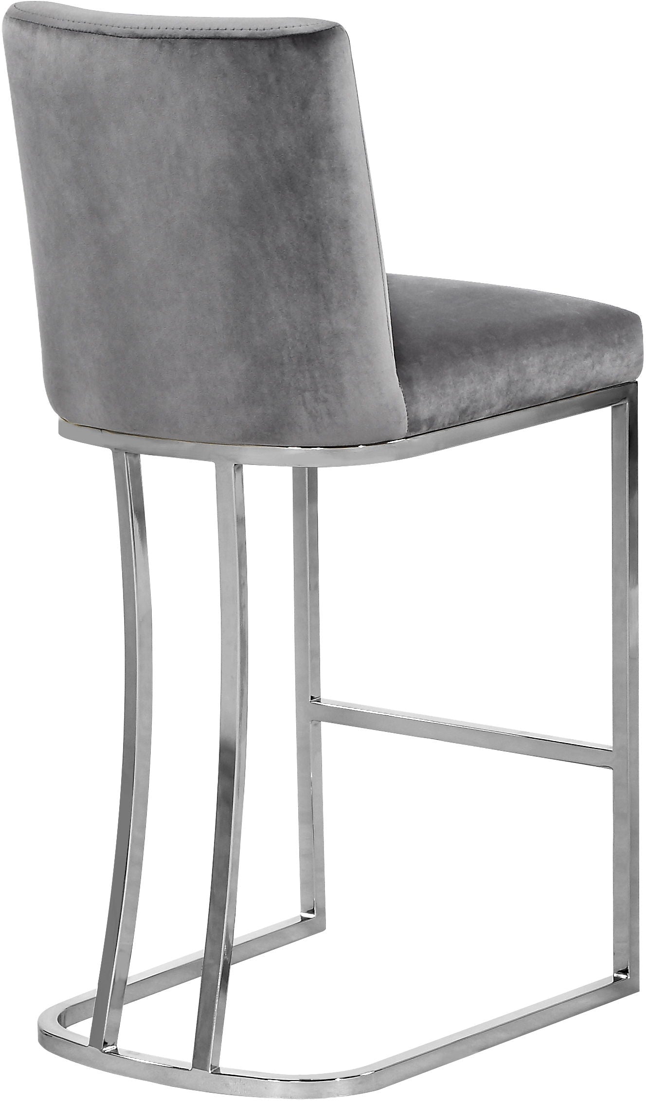 Heidi - Stool with Chrome Legs - Premium Adjustable Height from Meridian Furniture - Just $312.50! Shop now at brett interiors