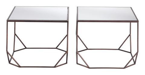 Arzon - Coffee Table Set - Bronze - Premium Table Sets from Zuo Modern - Just $925! Shop now at brett interiors