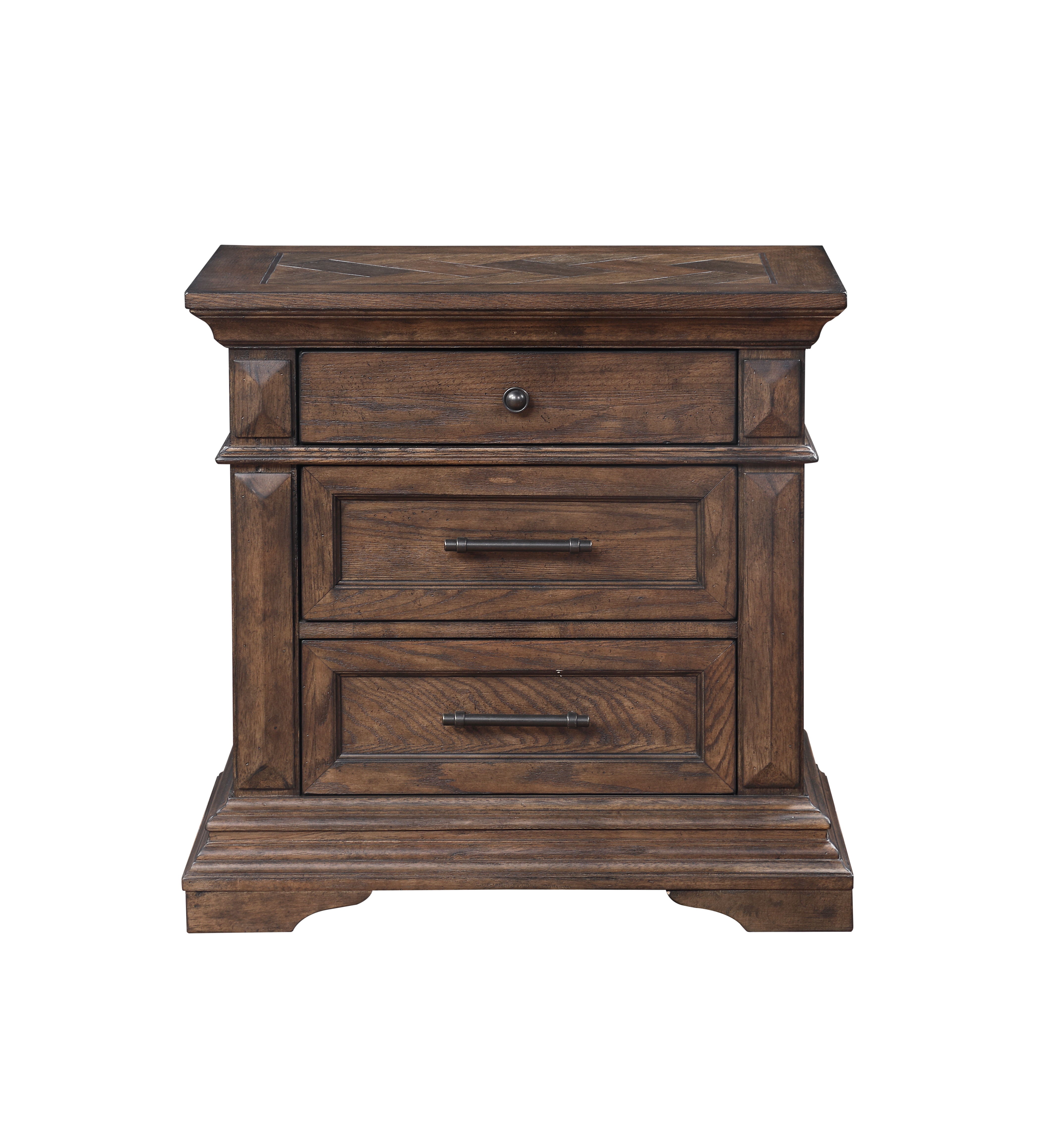 Mar Vista - Nightstand - Walnut - Premium Accent Nightstands from New Classic - Just $450! Shop now at brett interiors