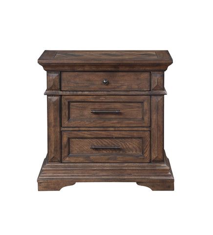 Mar Vista - Nightstand - Walnut - Premium Accent Nightstands from New Classic - Just $450! Shop now at brett interiors