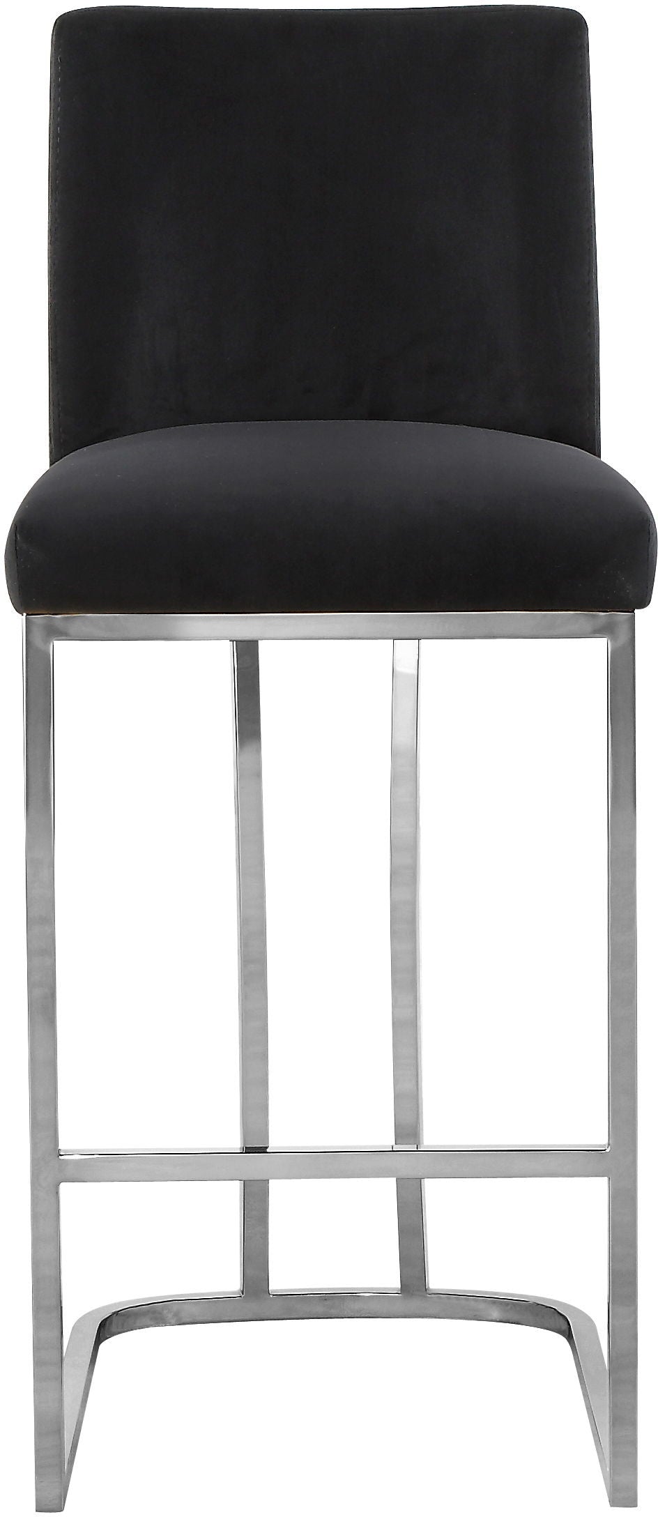 Heidi - Stool with Chrome Legs - Premium Adjustable Height from Meridian Furniture - Just $312.50! Shop now at brett interiors