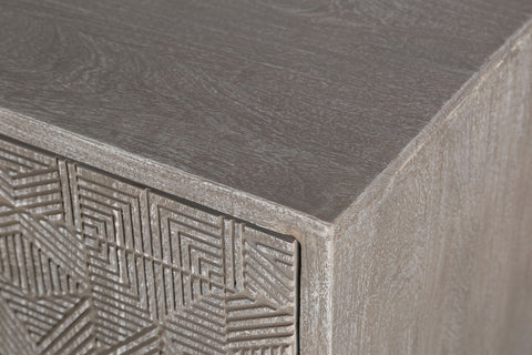 Crossings Serengeti - TV Console - Sandblasted Fossil Grey - Premium TV Stands from Parker House - Just $1072.50! Shop now at brett interiors
