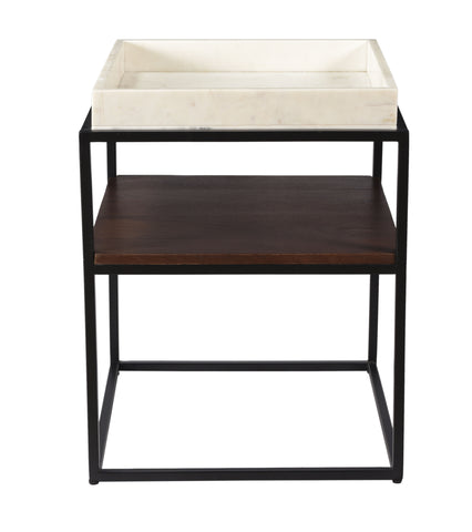 Easton - Accent Table - Peabody Walnut Brown / White - Premium Accent Tables from Coast2Coast Home - Just $825! Shop now at brett interiors