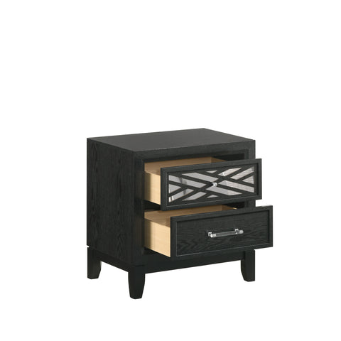 Obsidian - Nightstand - Black - Premium Accent Nightstands from New Classic - Just $175! Shop now at brett interiors