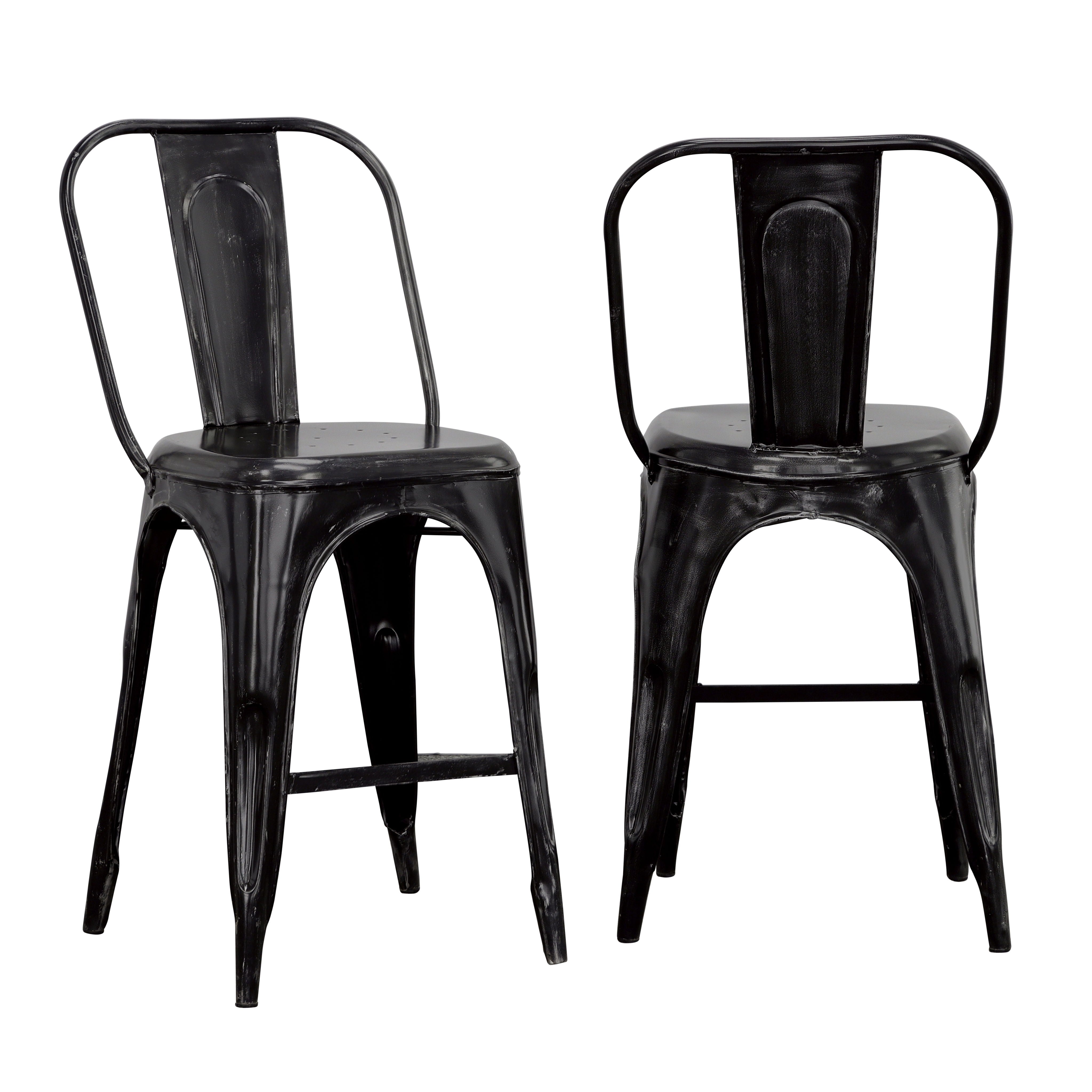 Inkwell - Counter Height Dining Chair (Set of 2) - Black - Premium Chair Sets from Coast2Coast Home - Just $2970! Shop now at brett interiors