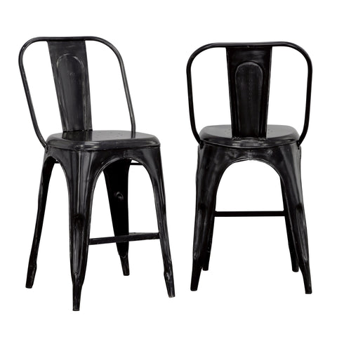 Inkwell - Counter Height Dining Chair (Set of 2) - Black - Premium Chair Sets from Coast2Coast Home - Just $2970! Shop now at brett interiors