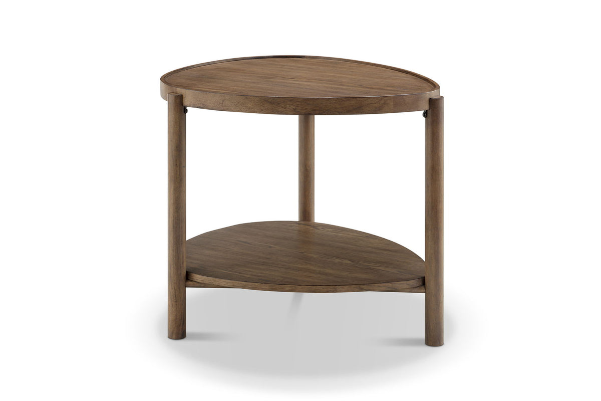 Hadleigh - Shaped Accent End Table - Honey - Premium End Tables from Magnussen Furniture - Just $375! Shop now at brett interiors