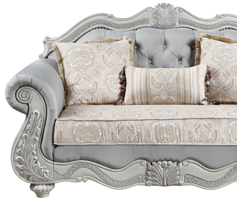 Cambria Hills - Sofa - Gray - Premium Stationary Loveseats from New Classic - Just $1672.50! Shop now at brett interiors