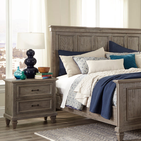 Lancaster - Drawer Nightstand - Dovetail Grey - Premium Accent Nightstands from Magnussen Furniture - Just $659! Shop now at brett interiors