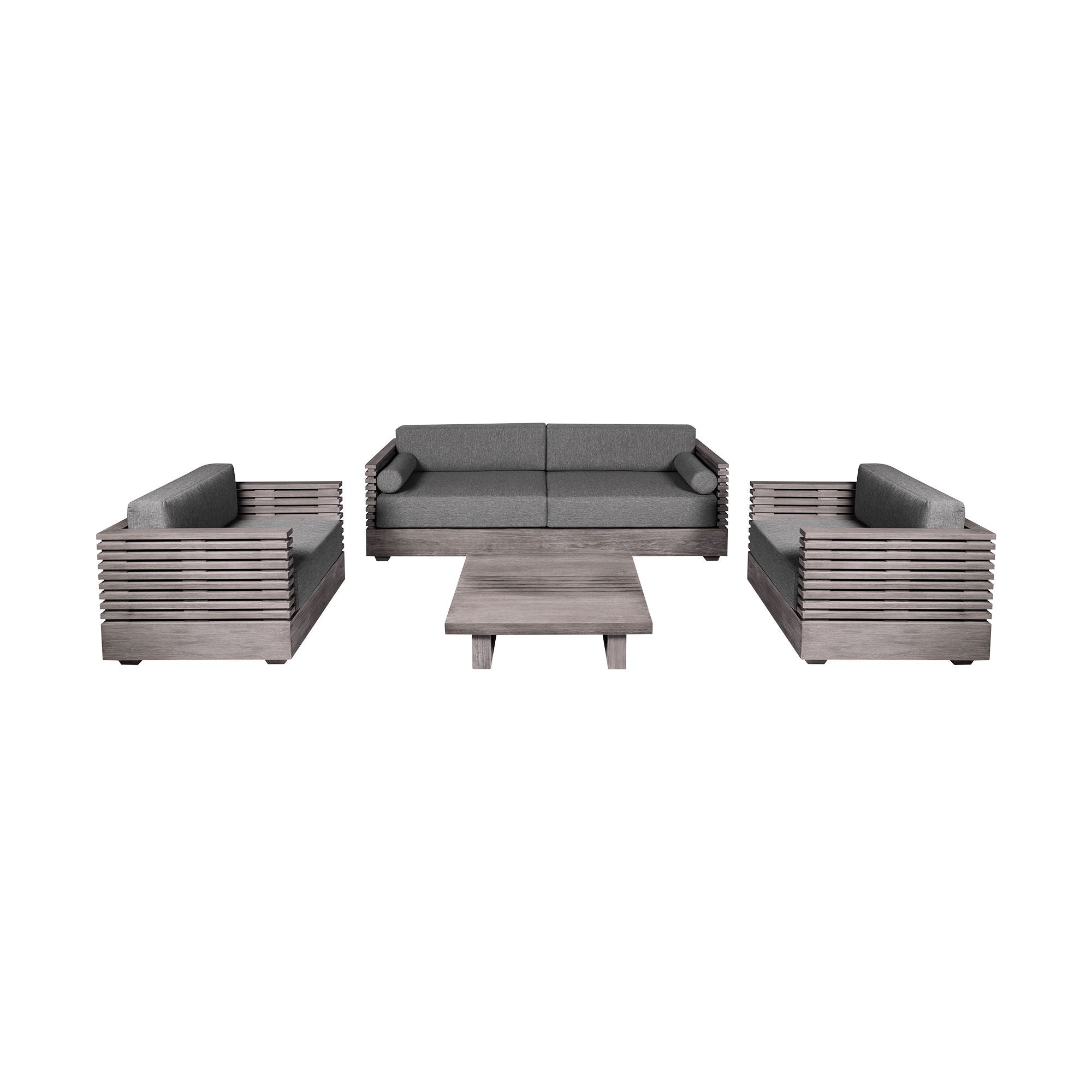 Vivid - Outdoor Patio 4 Piece Conversation Set - Premium 4 Piece Outdoor Sets from Armen Living - Just $7440! Shop now at brett interiors
