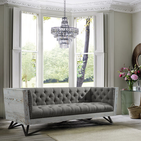 Regis - Contemporary Sofa - Premium Stationary Sofas from Armen Living - Just $2682.50! Shop now at brett interiors
