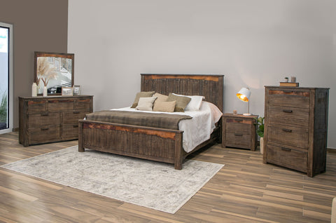 Blackburn - Nightstand - Charred Brown - Premium Accent Nightstands from International Furniture Direct - Just $600! Shop now at brett interiors