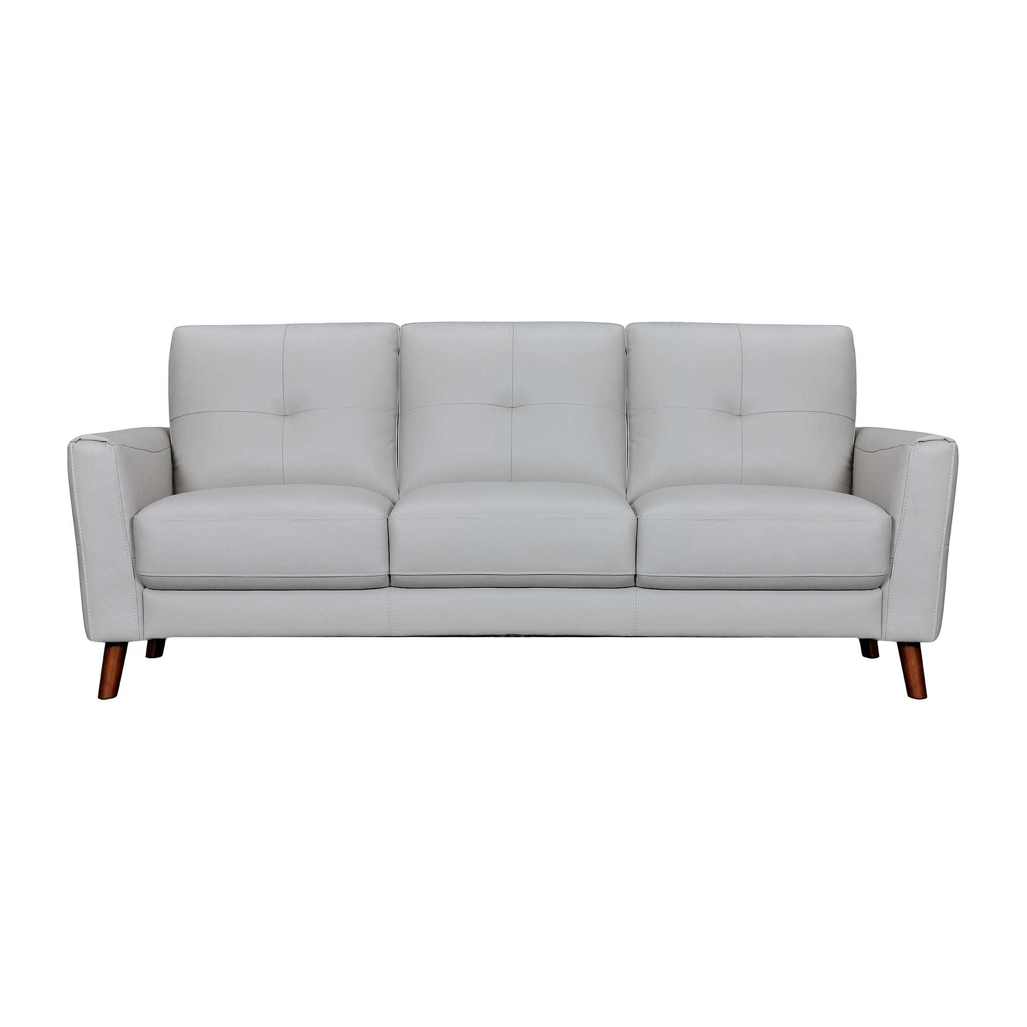 Almafi - 82" Leather Sofa - Premium Stationary Sofas from Armen Living - Just $3010! Shop now at brett interiors
