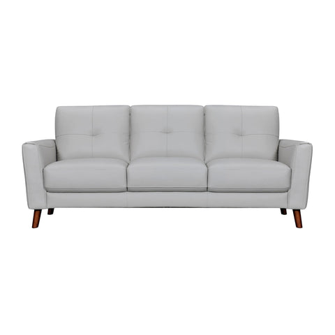 Almafi - 82" Leather Sofa - Premium Stationary Sofas from Armen Living - Just $3010! Shop now at brett interiors