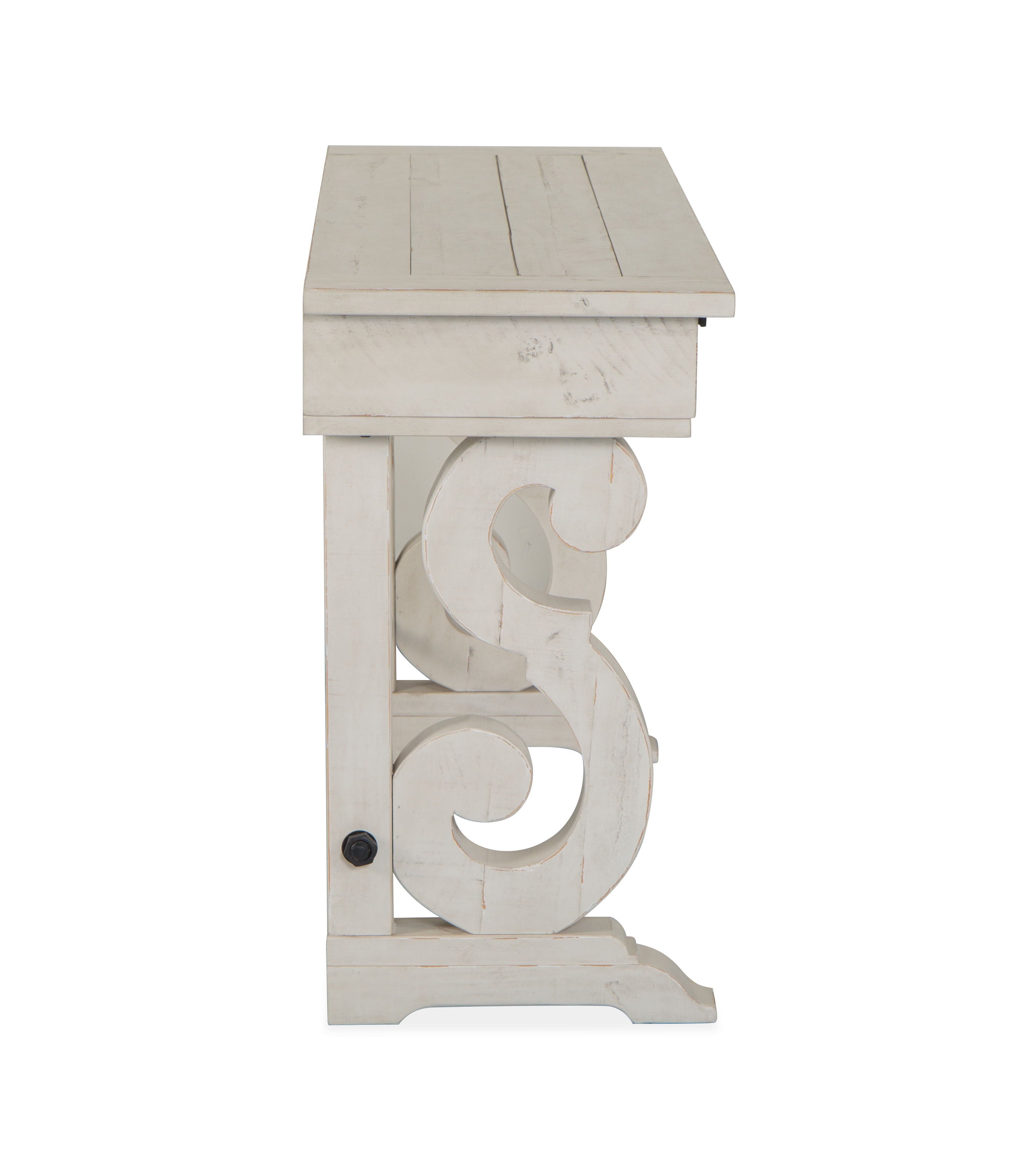 Bronwyn - Rectangular Sofa Table - Alabaster - Premium Sofa Tables from Magnussen Furniture - Just $659! Shop now at brett interiors