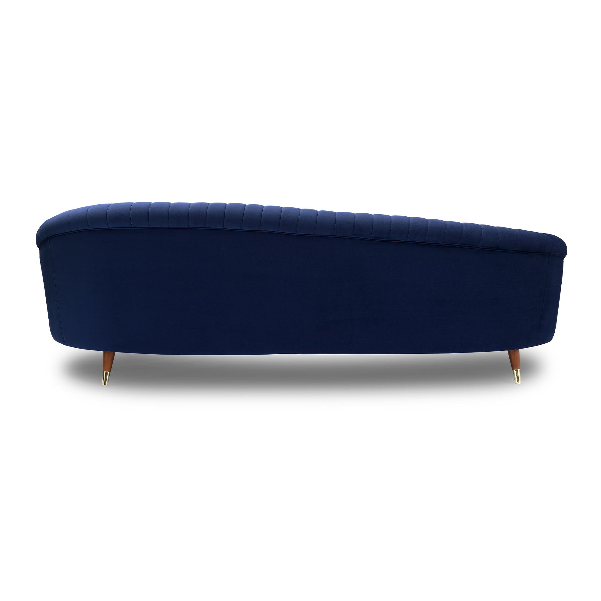 Karisma - Curved Velvet Sofa - Premium Stationary Sofas from Armen Living - Just $1965! Shop now at brett interiors