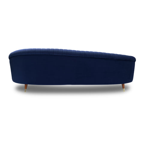 Karisma - Curved Velvet Sofa - Premium Stationary Sofas from Armen Living - Just $1965! Shop now at brett interiors
