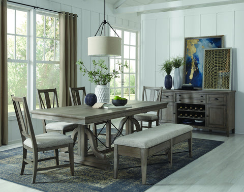 Paxton Place - Dining Side Chair With Upholstered Seat (Set of 2) - Dovetail Grey - Premium Chair Sets from Magnussen Furniture - Just $580! Shop now at brett interiors