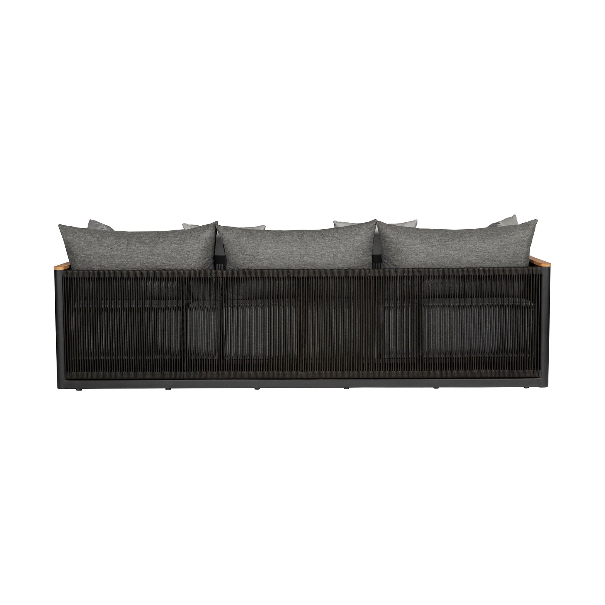 Artesia - Outdoor Patio Sofa - And Black / Dark Gray - Premium Sofas from Armen Living - Just $2815! Shop now at brett interiors