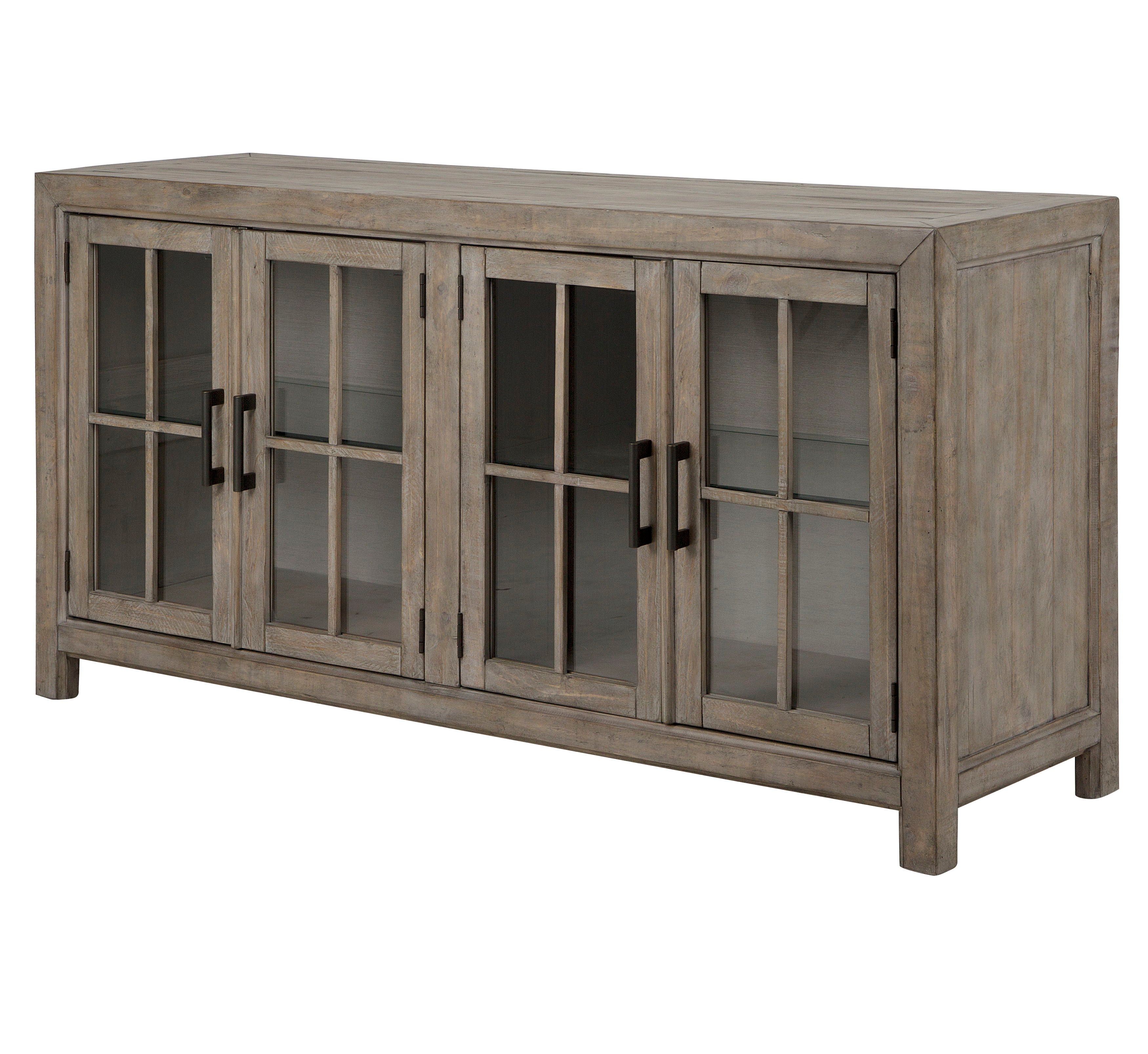 Tinley Park - Buffet Curio Cabinet - Dove Tail Grey - Premium Buffets from Magnussen Furniture - Just $1497.50! Shop now at brett interiors