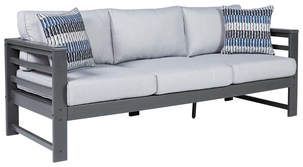 Amora - Charcoal Gray - Sofa With Cushion - Premium Sofas from Signature Design by Ashley® - Just $1348.13! Shop now at brett interiors