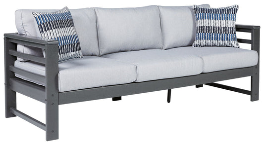Amora - Charcoal Gray - Sofa With Cushion - Premium Sofas from Signature Design by Ashley® - Just $1348.13! Shop now at brett interiors