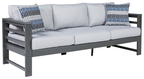 Amora - Charcoal Gray - Sofa With Cushion - Premium Sofas from Signature Design by Ashley® - Just $1348.13! Shop now at brett interiors