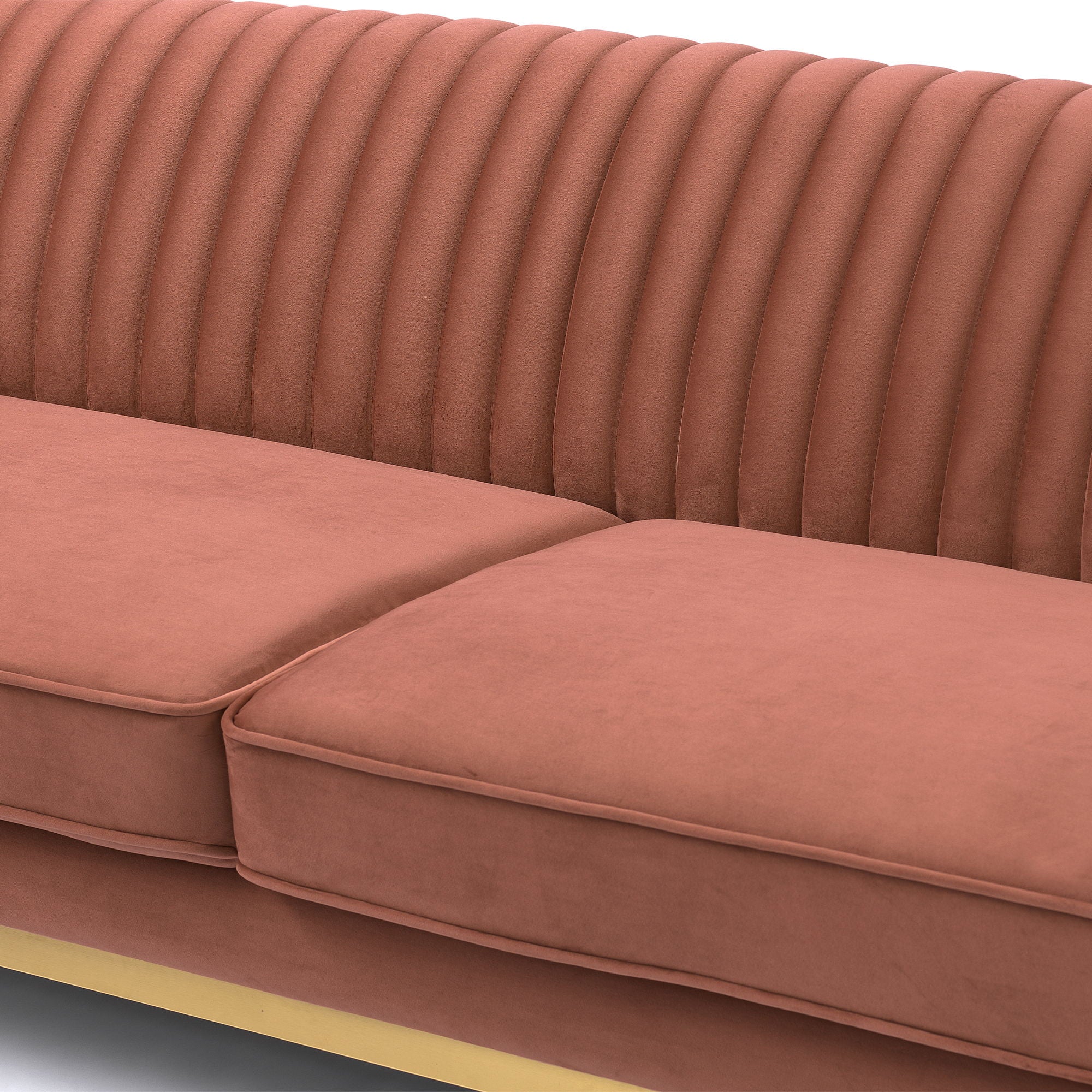 Liv - Modern Velvet Sofa - Premium Stationary Sofas from Armen Living - Just $1432.50! Shop now at brett interiors