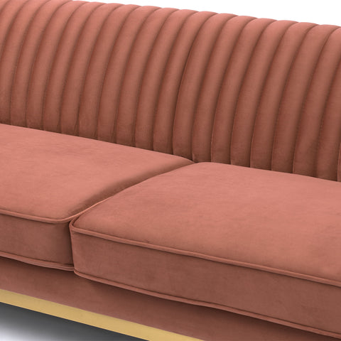 Liv - Modern Velvet Sofa - Premium Stationary Sofas from Armen Living - Just $1432.50! Shop now at brett interiors