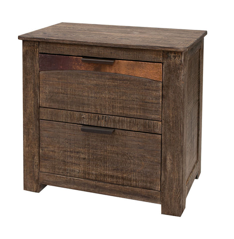 Blackburn - Nightstand - Charred Brown - Premium Accent Nightstands from International Furniture Direct - Just $600! Shop now at brett interiors