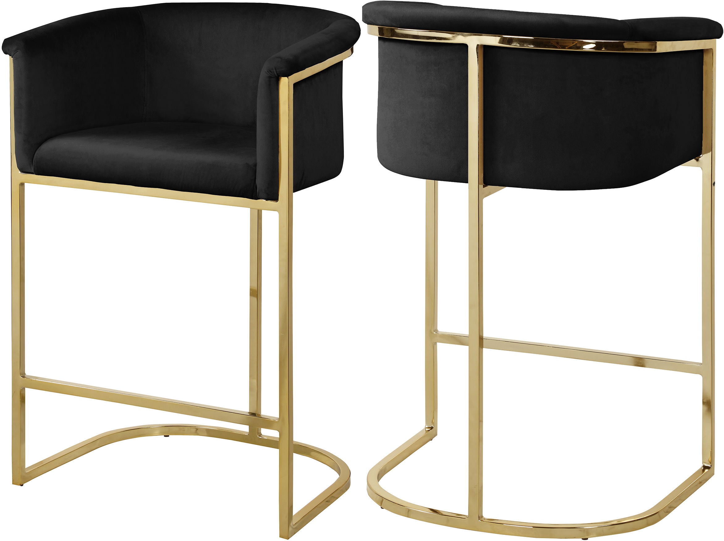 Donatella - Stool - Premium Adjustable Height from Meridian Furniture - Just $537.50! Shop now at brett interiors