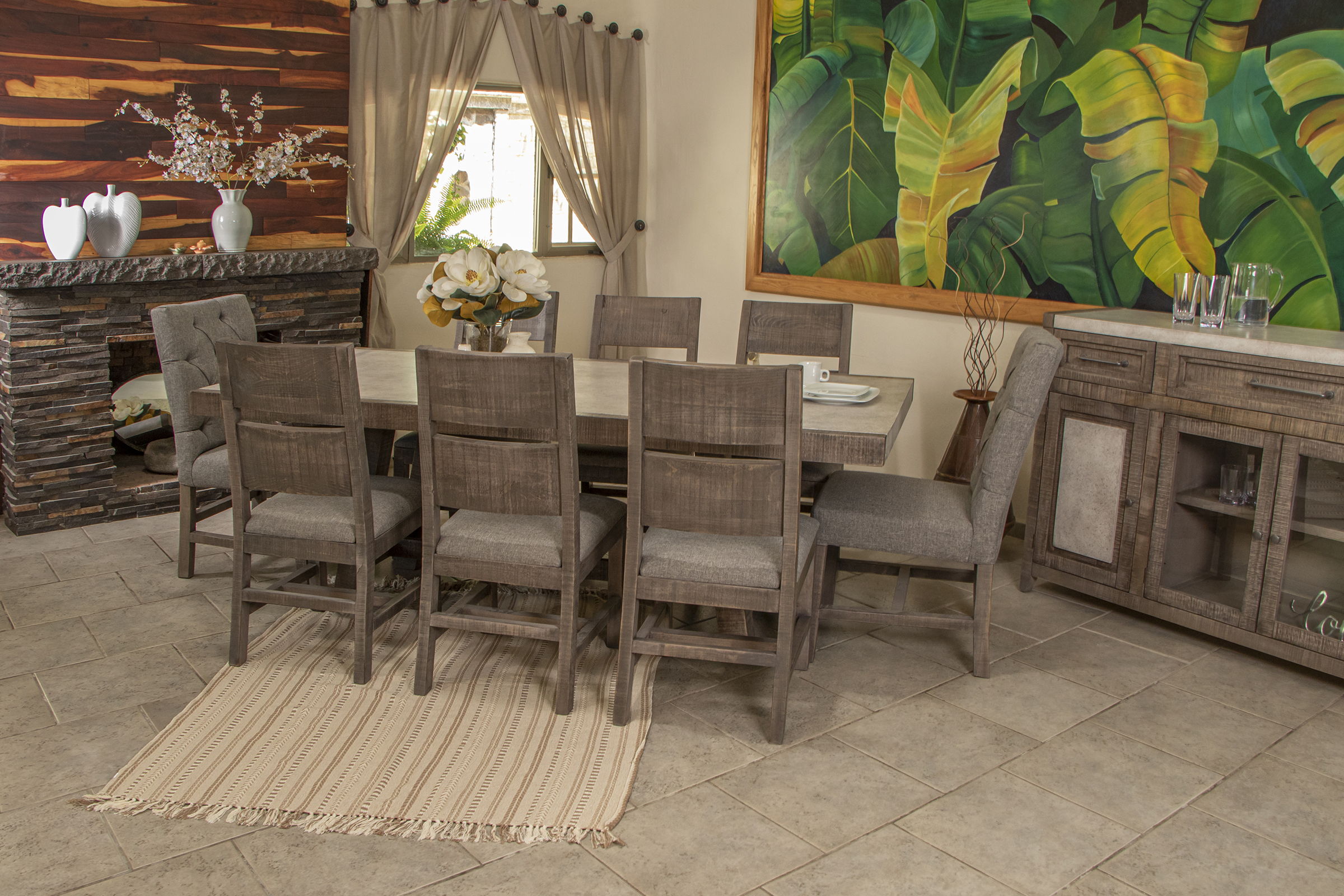 Marble - Tufted Chair - Premium Side Chairs from International Furniture Direct - Just $402.50! Shop now at brett interiors