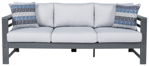 Amora - Charcoal Gray - Sofa With Cushion - Premium Sofas from Signature Design by Ashley® - Just $1348.13! Shop now at brett interiors