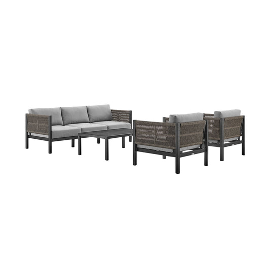 Mareike - Outdoor Patio Furniture Set - Premium 4 Piece Outdoor Sets from Armen Living - Just $5175! Shop now at brett interiors