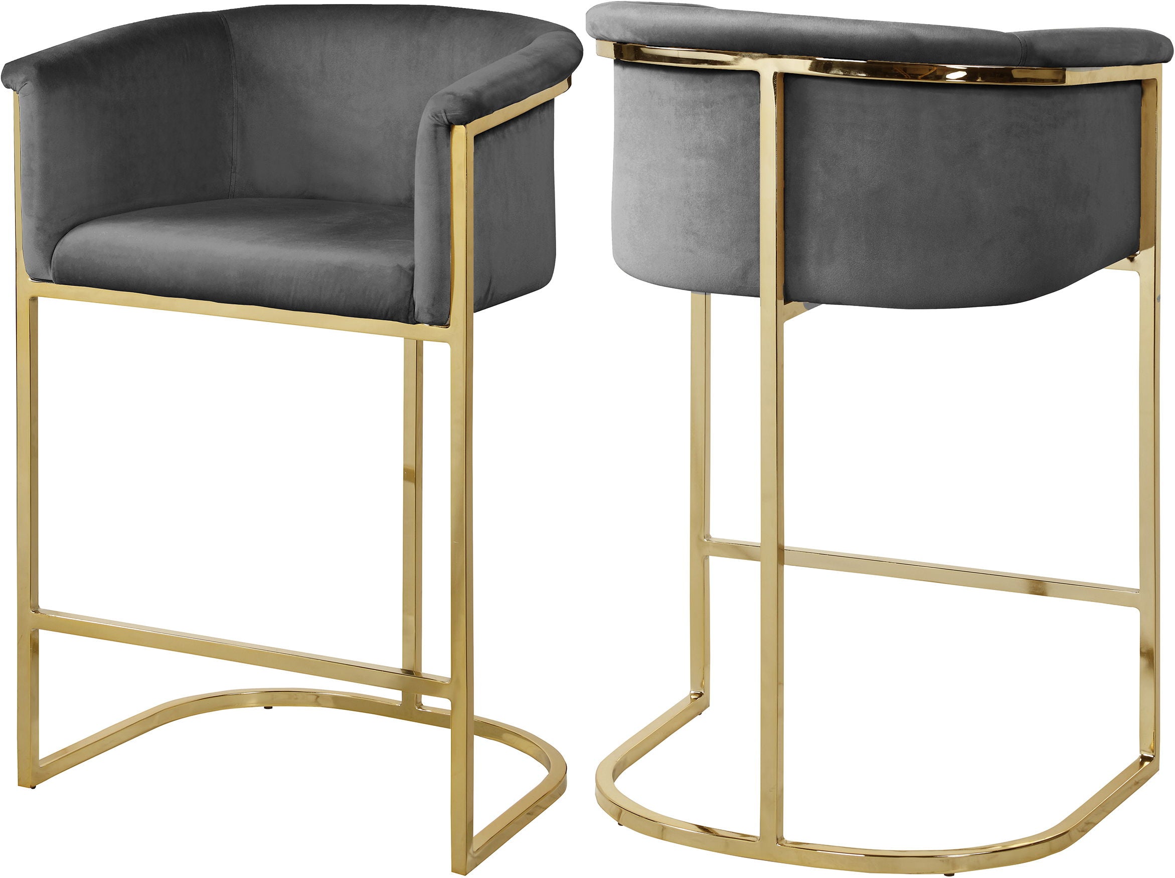 Donatella - Stool - Premium Adjustable Height from Meridian Furniture - Just $537.50! Shop now at brett interiors